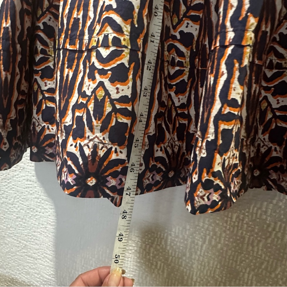 Anthropologie Maeve Somerset Maxi Dress Printed Short Sleeve  XS P - Picture 13 of 14